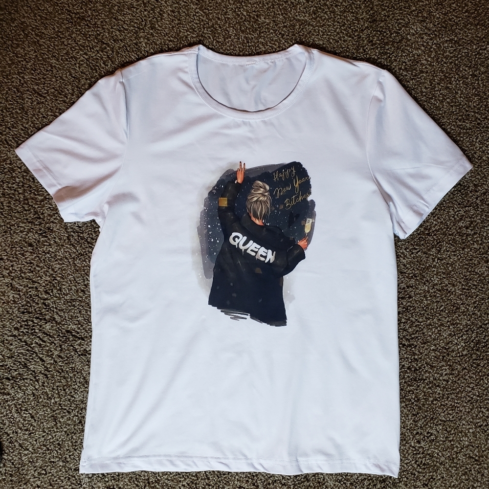 New year's printed tshirt - Picture 4 of 5